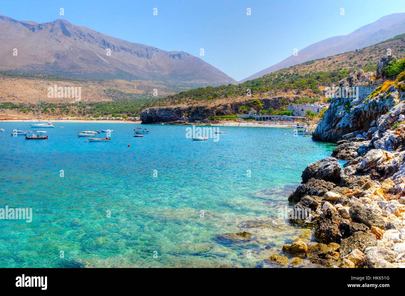 La Grecia, la spiaggia, il mare e la spiaggia, mare, greco, acqua salata, mare oceano, Foto Stock