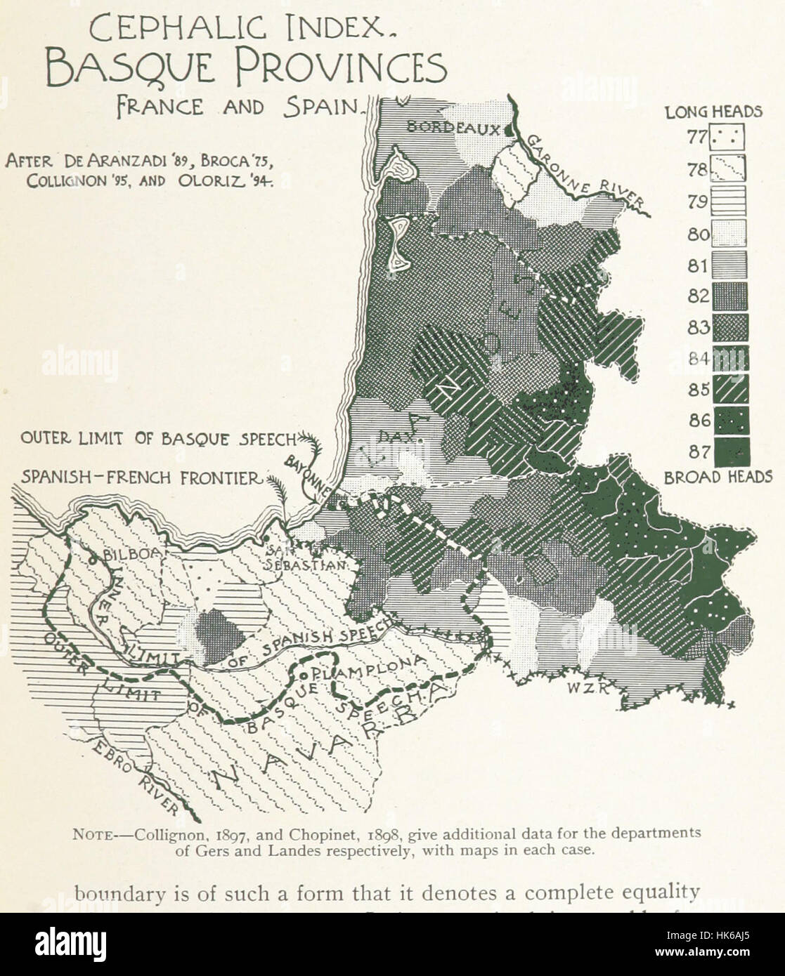 Immagine presa da pagina 243 di "Le gare d'Europa: uno studio sociologico. Lowell Institute lezioni ... Accompagnata da una bibliografia complementare di Antropologia ed Etnologia dell Europa, pubblicato dalla Biblioteca Pubblica della città di Boston' immagine presa da pagina 243 di 'RAC. Foto Stock