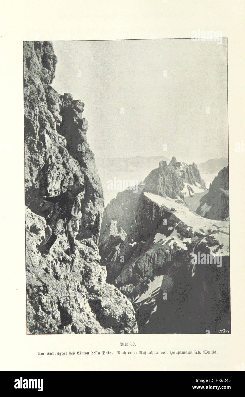 Immagine presa da pagina 256 di 'Die Hochgebirge der Erde ... Mit Titelbild in Farbendruck, 148 Abbildungen und 15 Karten' immagine presa da pagina 256 di 'Die Hochgebi Foto Stock