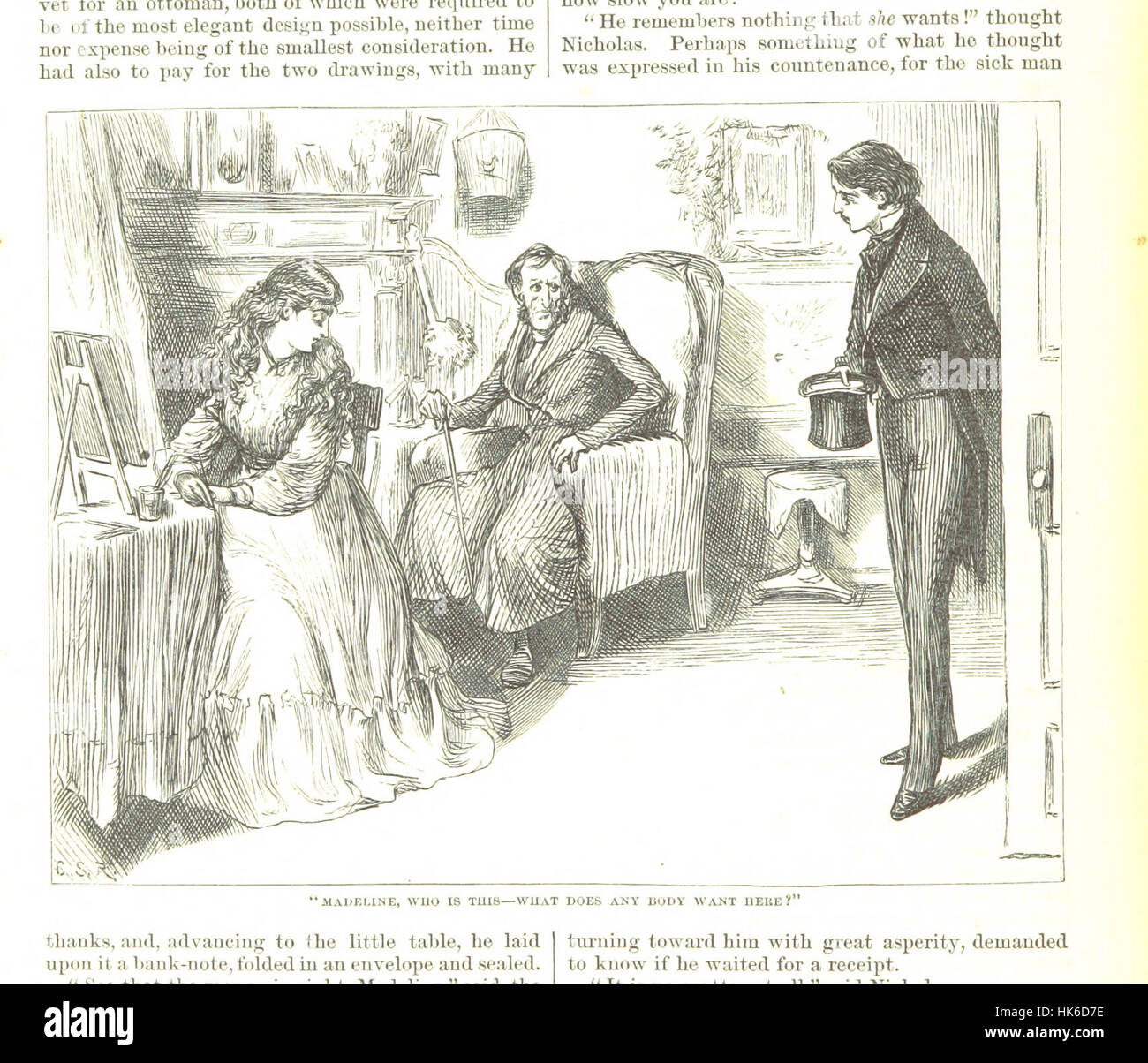 Immagine presa da pagina 256 del '[[trenta piastre, prove di illustrazioni a "casa" edizione delle opere di Charles Dickens.] [1875 76].]' immagine presa da pagina 256 del '[[trenta piastra Foto Stock