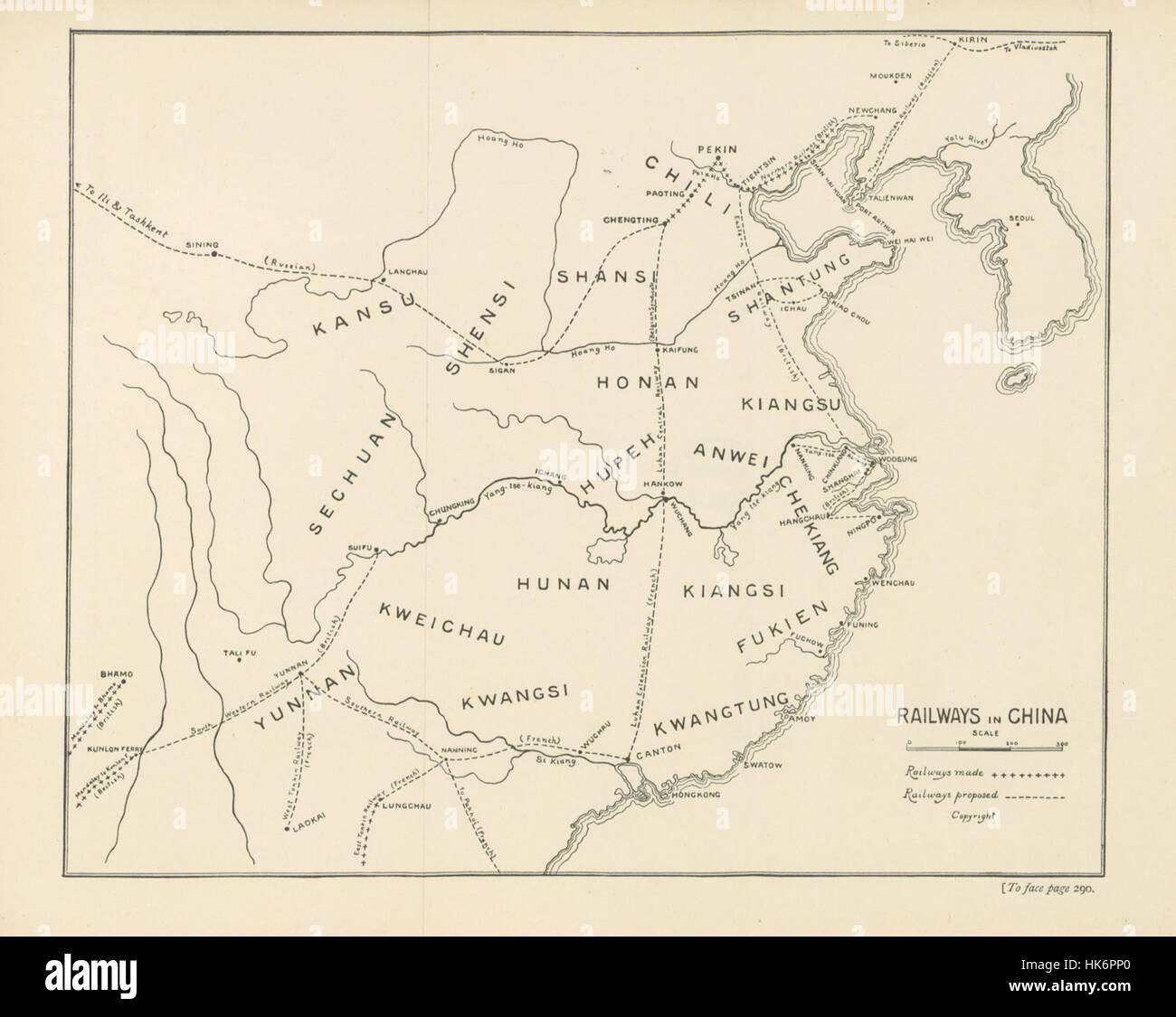 Immagine presa da pagina 309 di " Cina in decadimento: un manuale per la Far Eastern domanda ... Con sei mappe e ventuno illustrazioni [e una bibliografia]' immagine presa da pagina 309 di 'mento Foto Stock