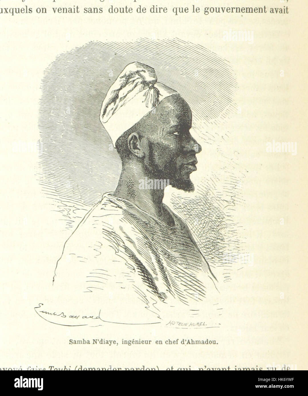 Immagine presa da pagina 338 di "Voyage dans le Soudan Occidental, Sénégambie-Niger ... 1863-1866, etc' immagine presa da pagina 338 di 'Viaggio da Foto Stock