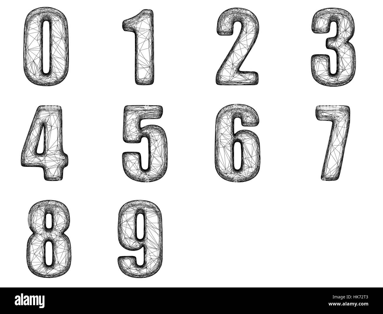 Tipo, modello, costruire, Object, istruzione, isolato, grafica moderna e modernità, Foto Stock