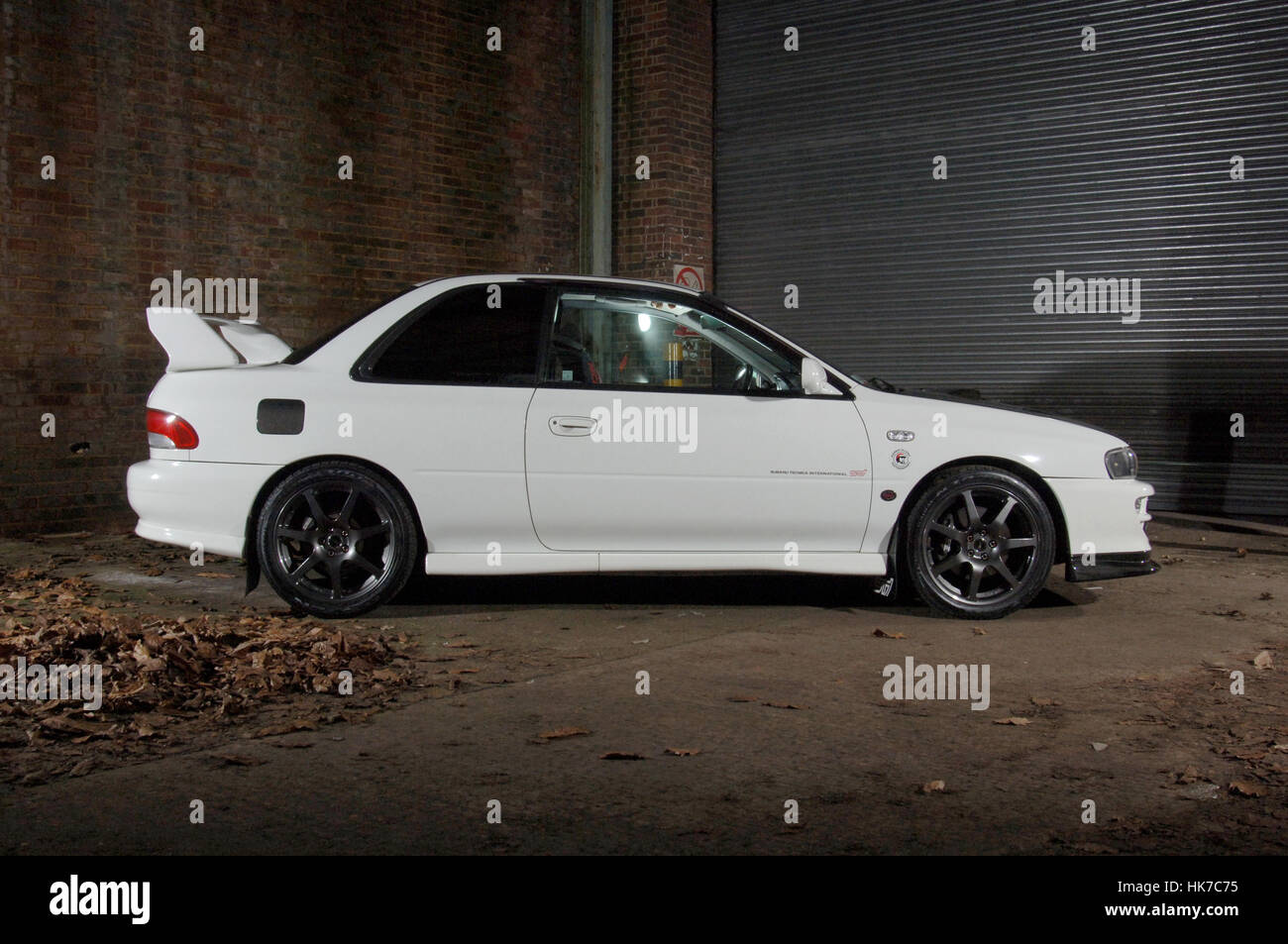 Subaru Impreza STi Turbo Tipo R alte prestazioni 4x4 auto sportiva Foto Stock
