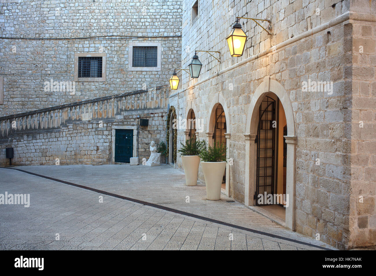 Lo stile di costruzione, architettura, stile architettonico, Croazia, chiesa, Foto Stock
