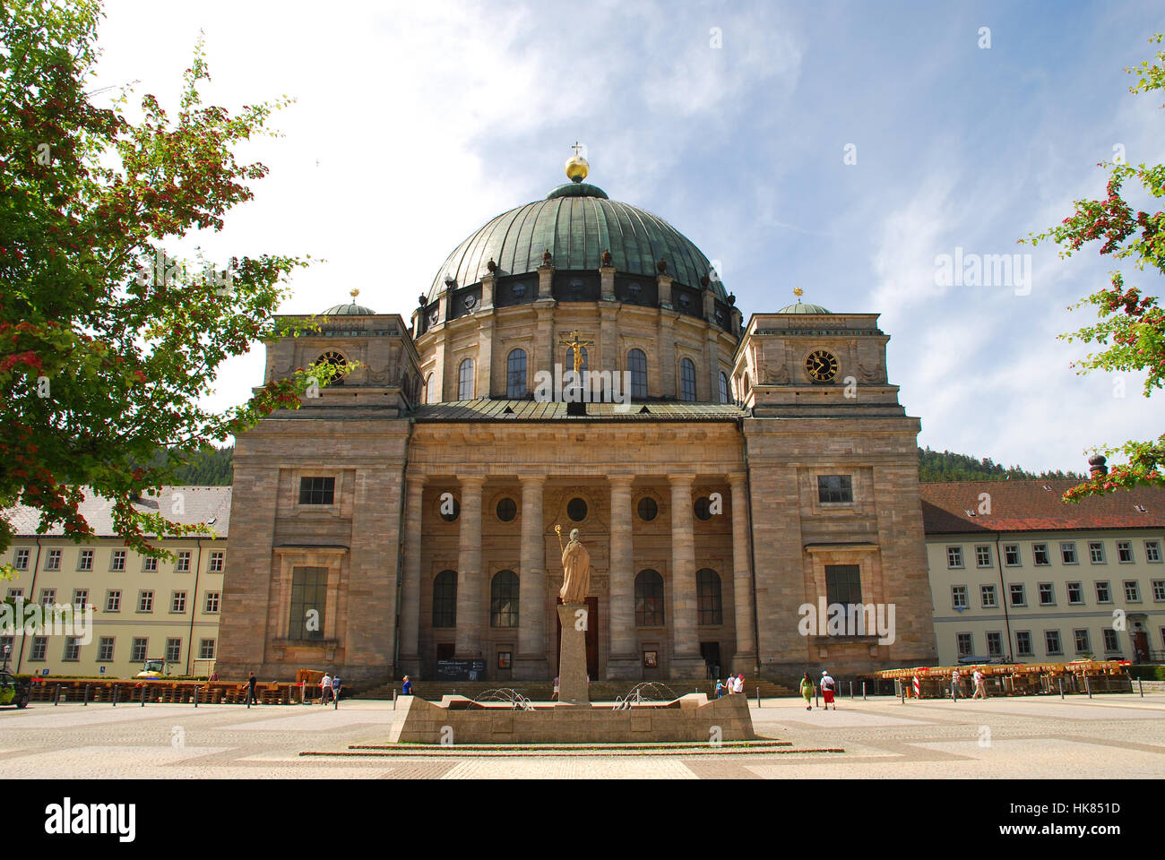 Cattedrale di San Blasius con uno dei più grandi cupole della chiesa d'Europa - San Blasien Foresta Nera Baden Württemberg Germania Foto Stock