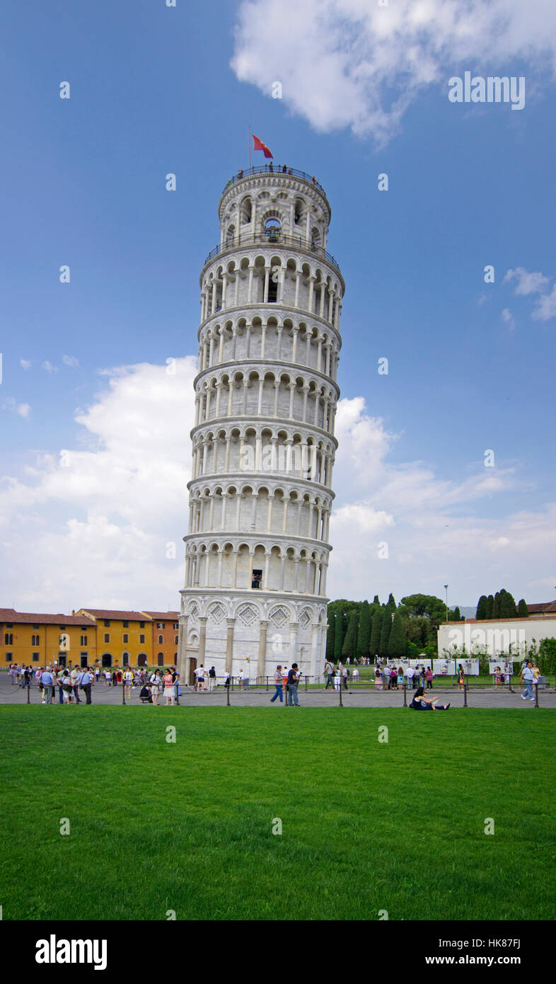 Torre pendente di pisa Foto Stock