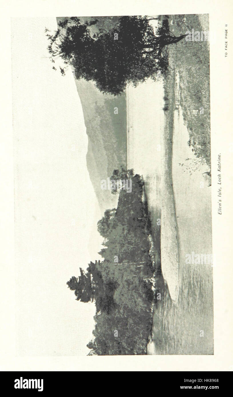 Un'illustrazione tratta da "Select Poems", che mostra una scena correlata alla poesia prescritta per l'esame Junior Matriculation del 1899. L'immagine a pagina 42 riflette i temi letterari delle poesie selezionate. Foto Stock