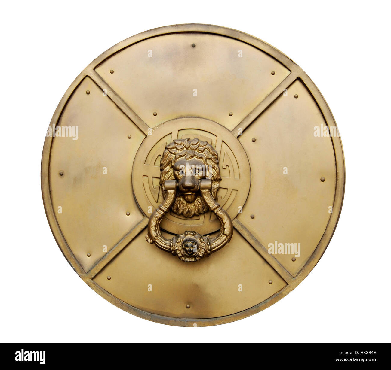 House, un edificio architettonico, dettaglio, antiquariato e lion, gatto, Gatto grande, feline Foto Stock