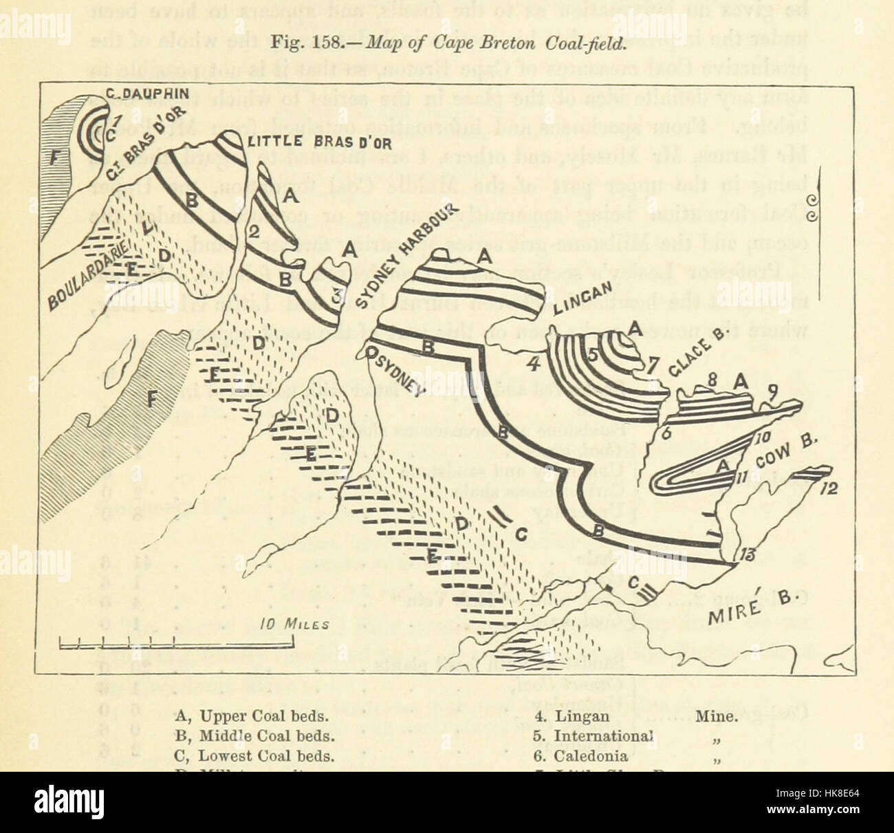 Immagine presa da pagina 461 del '[Acadian Geologia: un conto della struttura geologica e le risorse minerali del Nova Scotia, e porzioni delle Province limitrofe di British America. [Con mappe.]]' immagine presa da pagina 461 del '[Acadian Geolog Foto Stock