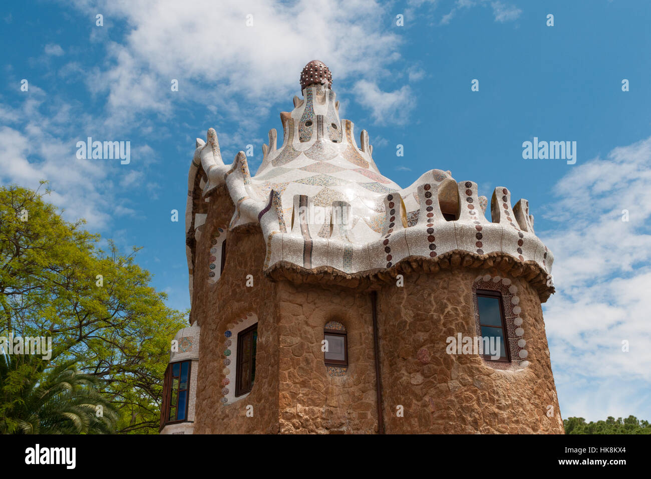 Torre, park, Spagna, villa, jamboree, oriel, Barcellona, torre, antenna Foto Stock