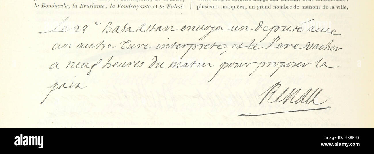 Documenti originaux de l'histoire de France exposés dans l'Hôtel Soubise; ouvrage enrichi de 1.200 fac-simile des autographes les plus importanti depuis l'époque Mérovingienne jusqu'à la Révolution Française. Publié par la direzione Générale des Archives Nationales [L. F. A. Maury e altri] immagine presa da pagina 546 di 'Documenti originaux d Foto Stock