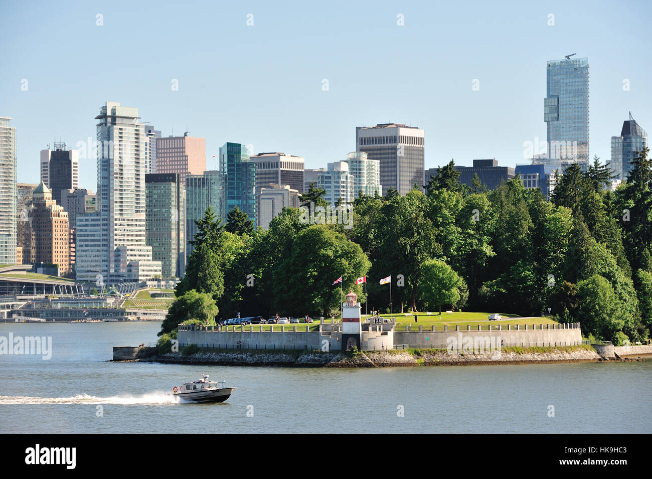 Stanley Park in Canada il periodo estivo Foto Stock