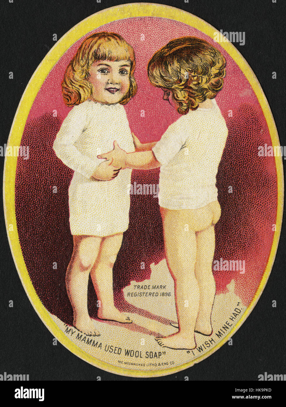 'My mamma utilizzata lana sapone.' 'VOGLIO la mia mano". Foto Stock