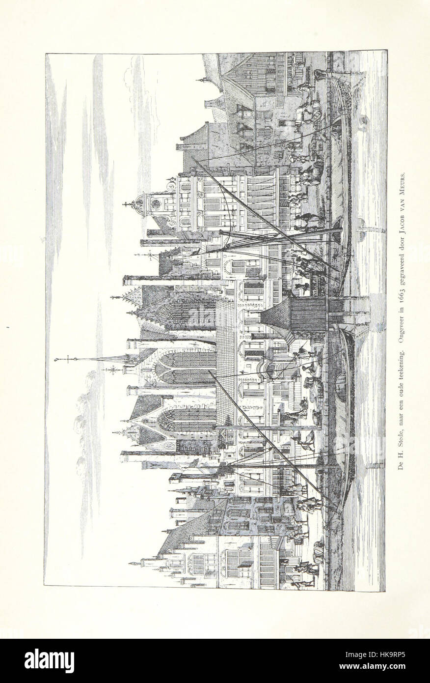 Immagine presa da pagina 8 di "uit de geschiedenis der Heilige Stede te Amsterdam ... Mededeelingen su lepre kunstschatten, dienst en inrichting ... Met afbeeldingen' immagine presa da pagina 8 di "uit de gesc Foto Stock