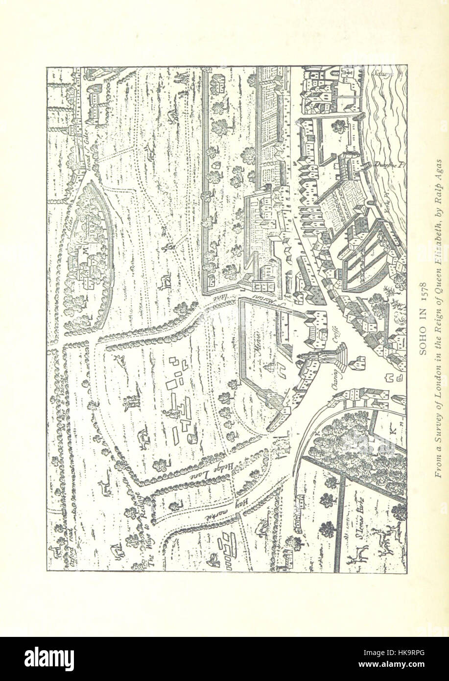 Immagine presa da pagina 8 di "due secoli di Soho: le sue istituzioni, imprese e divertimenti. Da parte del clero di Sant'Anna, Soho, J. H. Cardwell ... H. B. Freeman ... G. C. Wilton ... assistiti da altri contribuenti, etc' immagine presa da pagina 8 di "due Centu Foto Stock