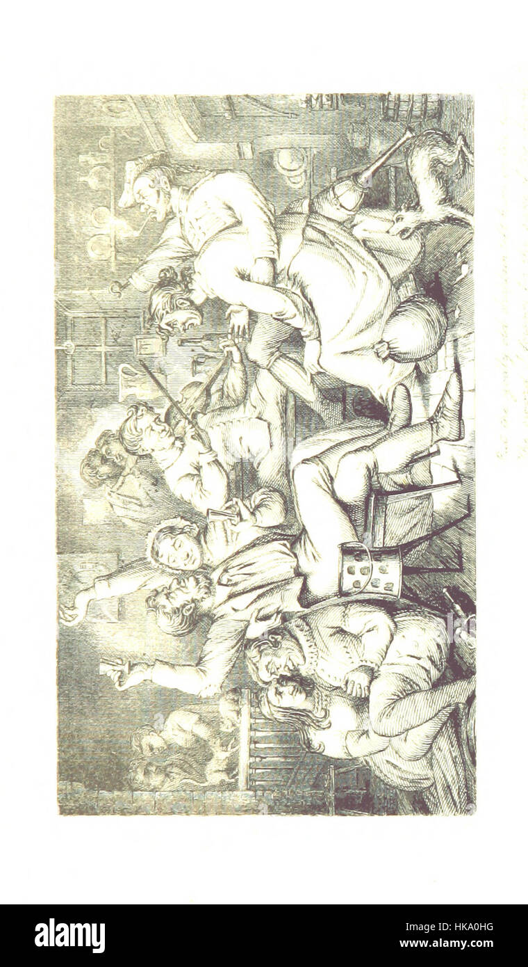 Immagine da "le opere poetiche di Robert Burns", pagina 91, che illustra le opere di Robert Burns con commento critico di William Michael Rossetti, insieme a illustrazioni di John Moyr Smith. Foto Stock