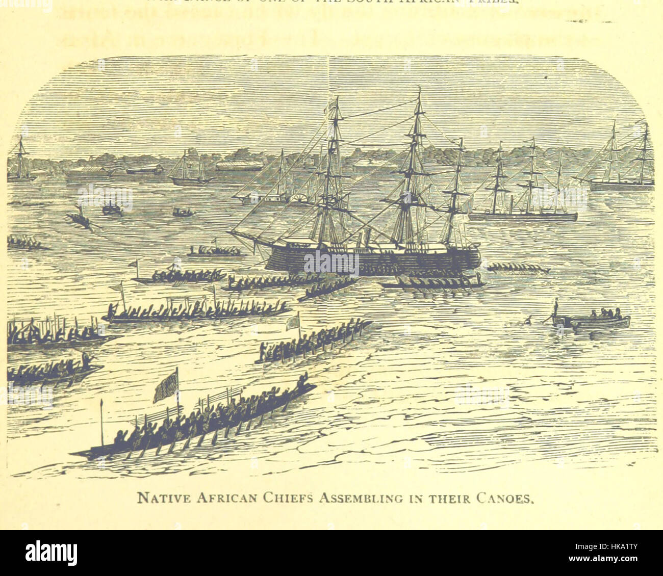 Esplorazioni in Africa, dal Dottor David Livingstone, e altri, dando un account completo del Stanley-Livingstone spedizione di ricerca ... come fornita dal dottor Livingstone e il sig. Stanley ... A cura di L. D. Ingersoll ... Con mappe e illustrazioni immagine presa da pagina 95 del 'esplorazioni ho Foto Stock