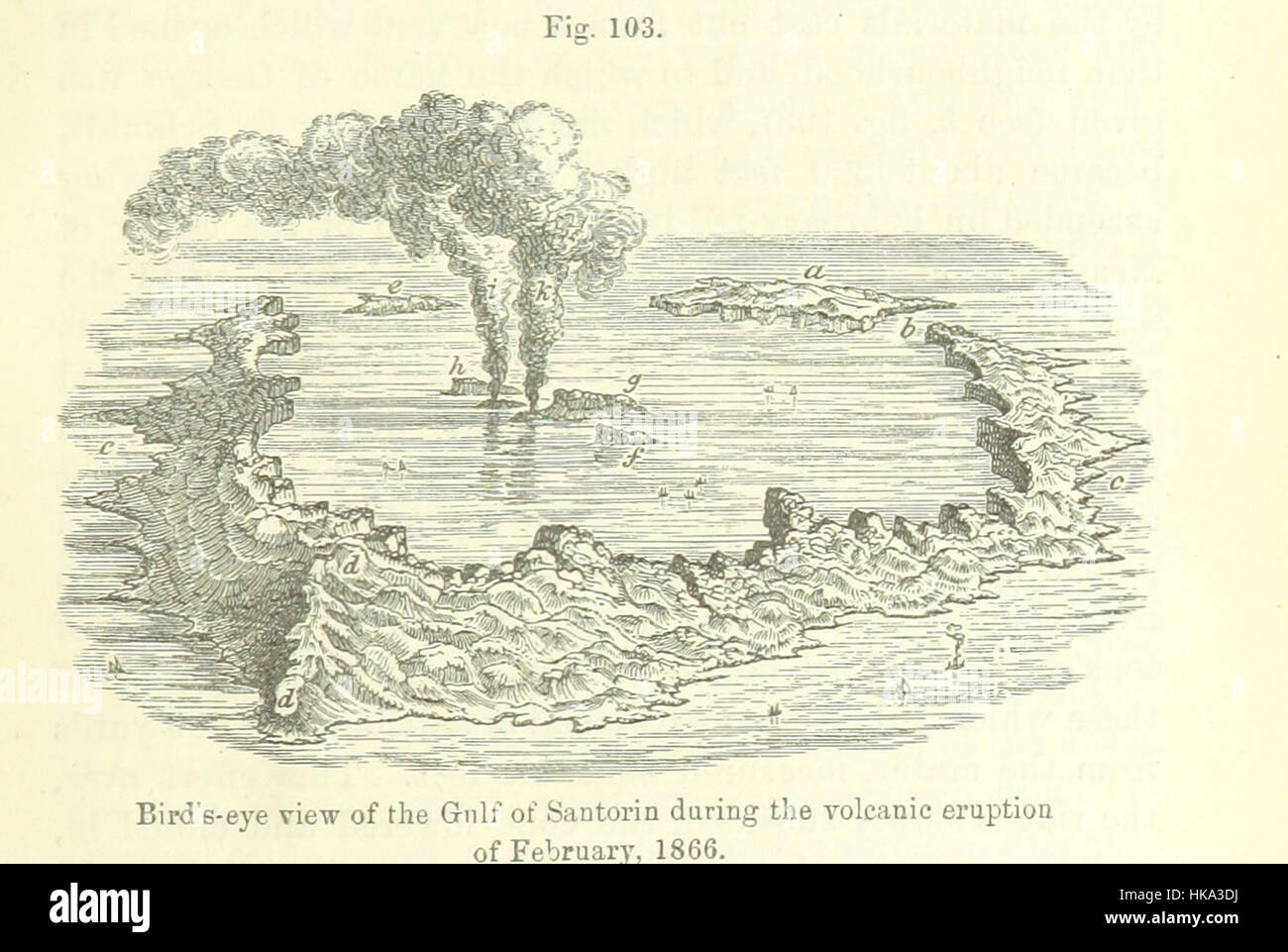 Questa pagina di "Principles of Geology" presenta un'illustrazione della sesta edizione. Presenta i primi concetti geologici e mappe, illustrando il progresso degli studi geologici nel XIX secolo. Foto Stock