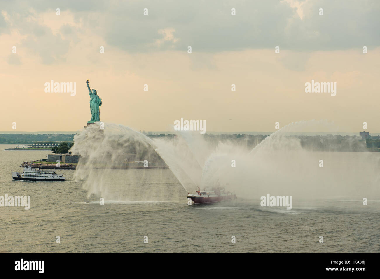 Statua della Libertà Foto Stock