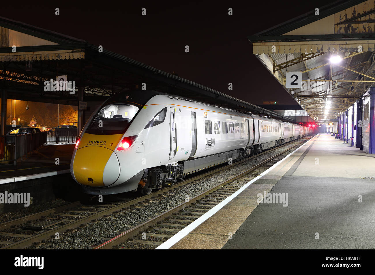 Nuovo di zecca Intercity Express treno su test in Devon Foto Stock