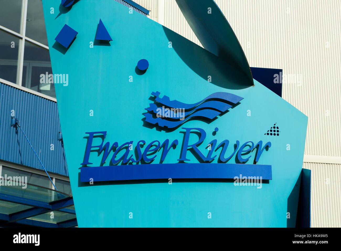 Fraser Fiume Discovery Center di New Westminster, Regione di Vancouver, British Columbia, Canada Foto Stock