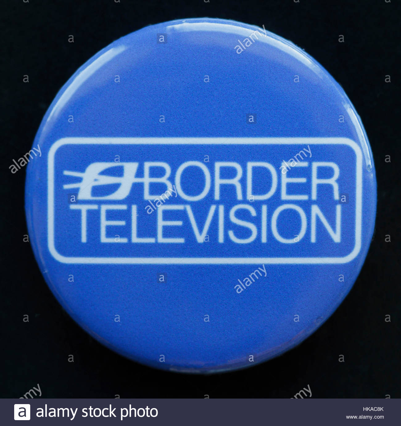 Frontiera TV regionale logo sul badge Pin Foto Stock