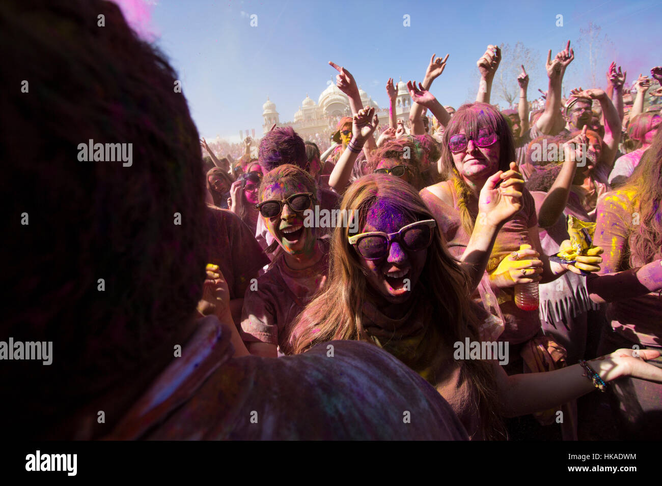 Holi festival dei colori Foto Stock