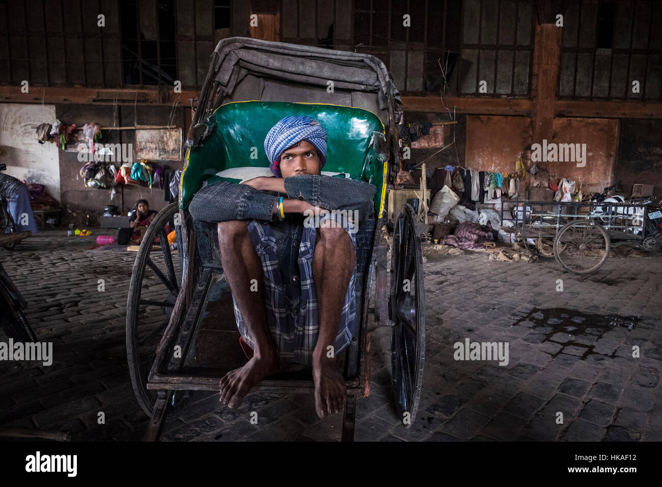 India Bengala Occidentale, Calcutta, ritratto Foto Stock