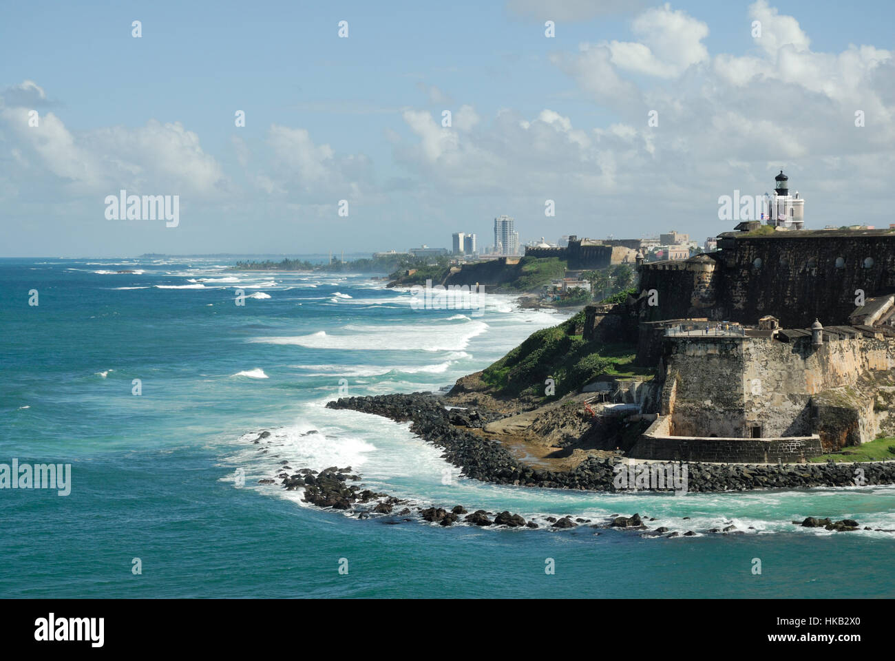 Fort in Puerto Rico Foto Stock