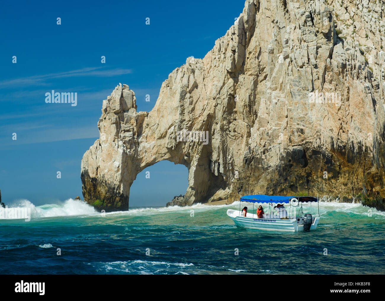 Rocce di Cabo San Lucas Messico Foto Stock