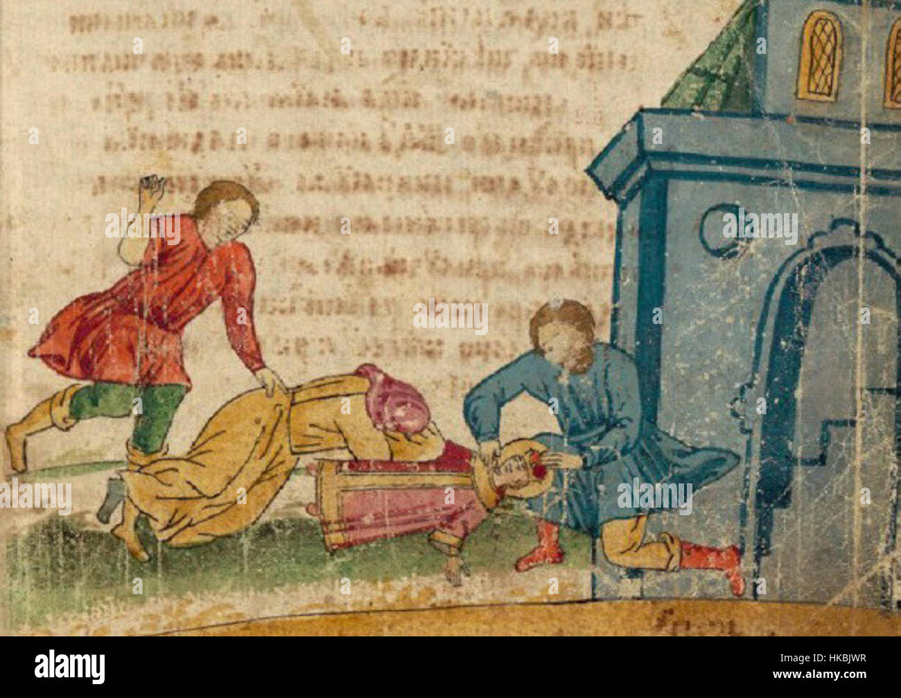 Questo dipinto, intitolato "la vita dello Zarevic Dmitry", ritrae scene della vita dello Zarevic Dmitry, l'ultimo erede al trono russo. Il lavoro sottolinea gli aspetti tragici e storici della sua breve vita, catturando i momenti chiave che portano alla sua morte prematura. Foto Stock