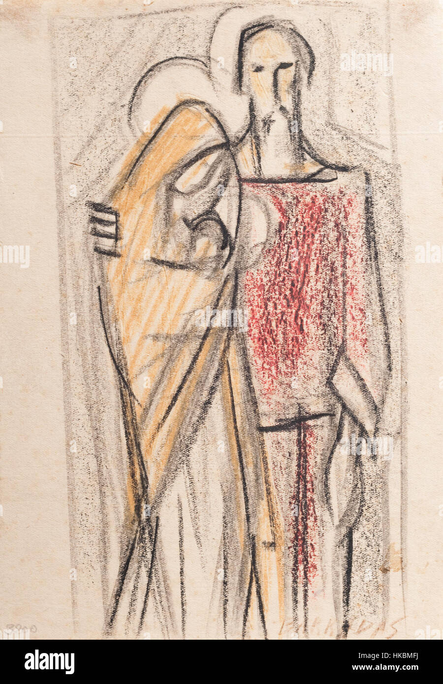 "Estudio 2" di Rafael Barradas mette in mostra il suo stile distintivo di pittura modernista. L'opera si concentra su forme geometriche e colori vivaci, esemplificando il contributo dell'artista all'arte latinoamericana dei primi anni del XX secolo. Foto Stock "Estudio 2" di Rafael Barradas mette in mostra il suo stile distintivo di pittura modernista. L'opera si concentra su forme geometriche e colori vivaci, esemplificando il contributo dell'artista all'arte latinoamericana dei primi anni del XX secolo. Foto Stock