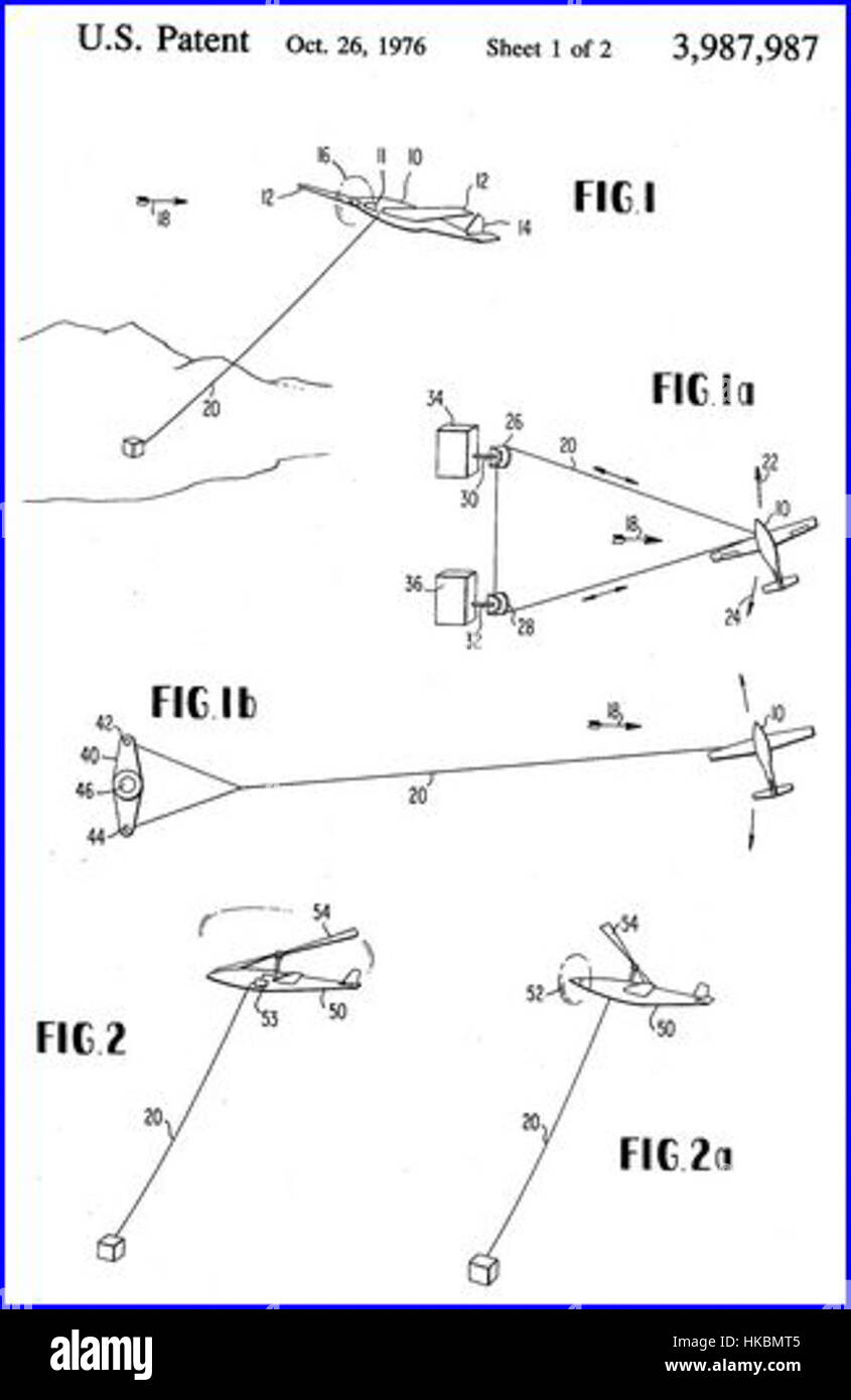 L'immagine a cui si fa riferimento in "US3987987figs1n2" è un'illustrazione tratta da un documento di brevetto storico. Questo lavoro fa parte dei disegni tecnici del brevetto, che mostrano l’invenzione che rappresenta. L'arte tecnica nelle cifre riflette sia l'innovazione che la progettazione dettagliata del periodo. Foto Stock