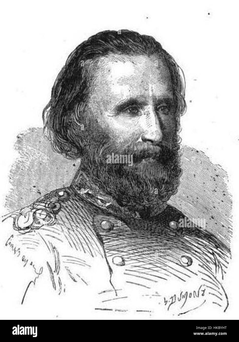 Garibaldi, 1870 Foto Stock