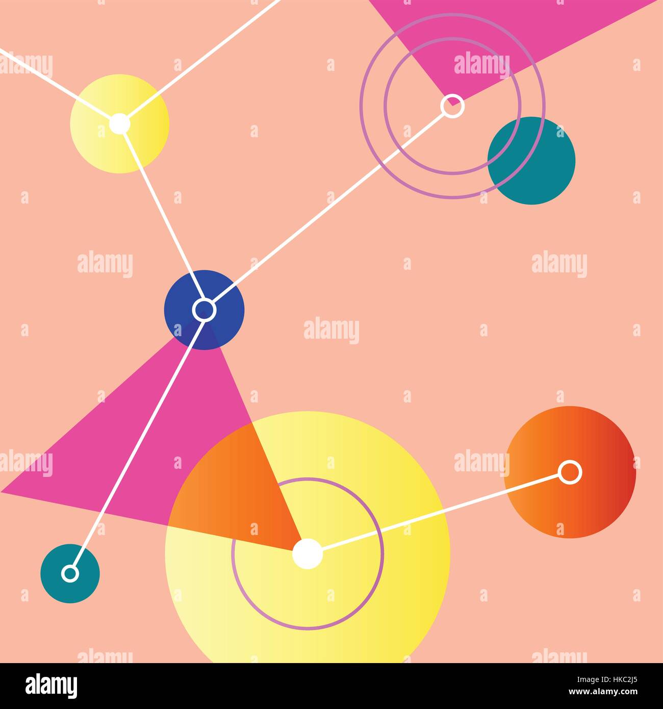 Icona vettore Business Set colorato Illustrazione Vettoriale