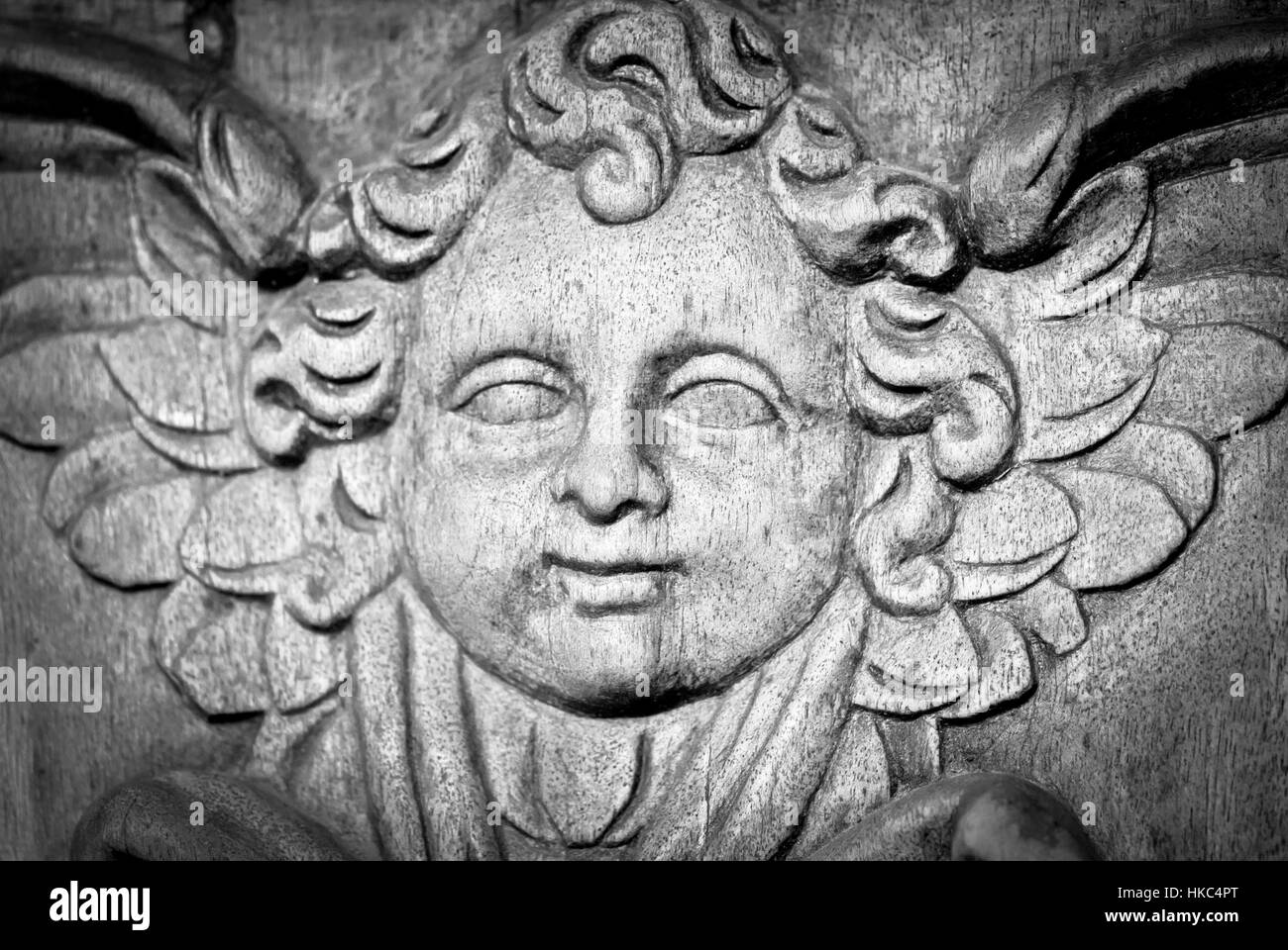 Dettaglio del gate di abbazia Foto Stock