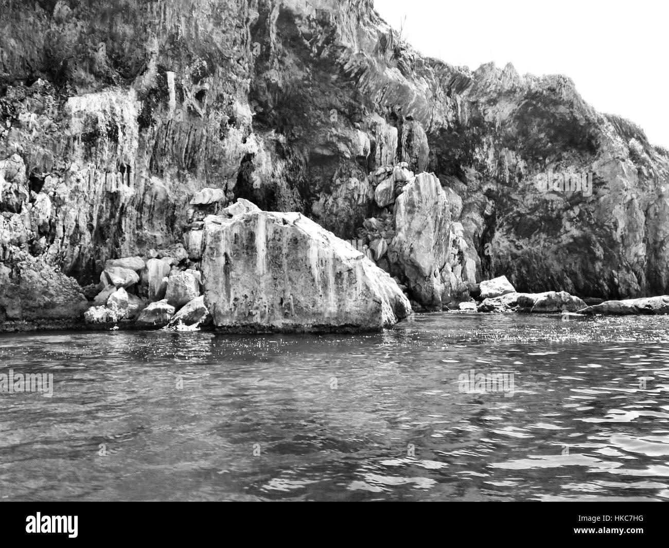 Costa rocciosa. Foto Stock