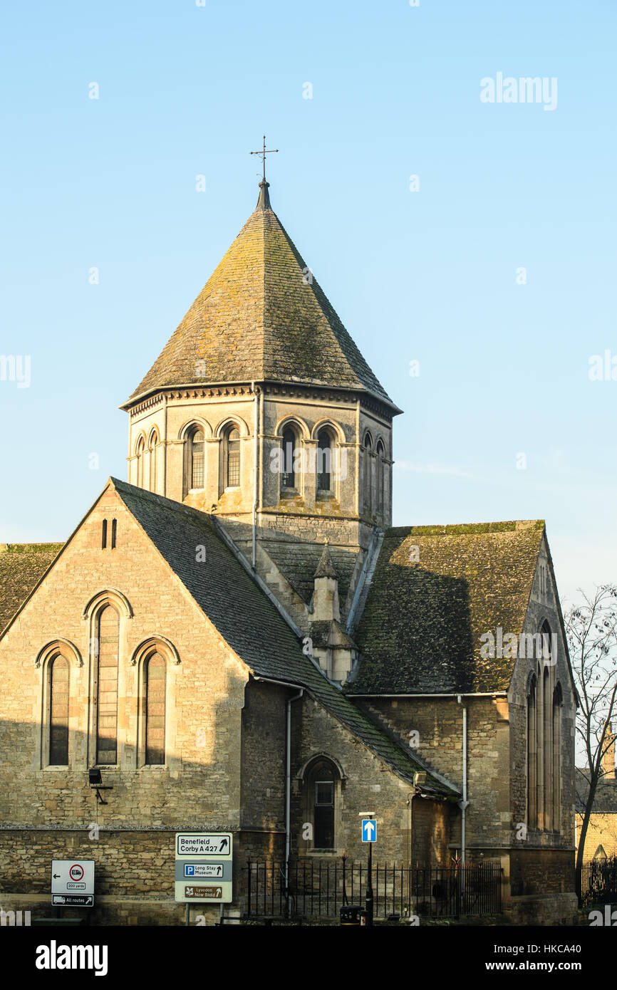 La Chiesa cattolica del Santissimo Nome di Gesù a Oundle, Inghilterra. Foto Stock