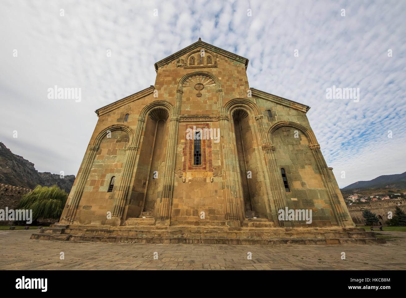 Cattedrale di Svetitskhoveli; Mtskheta, Mtskheta-Mtianeti, Georgia Foto Stock