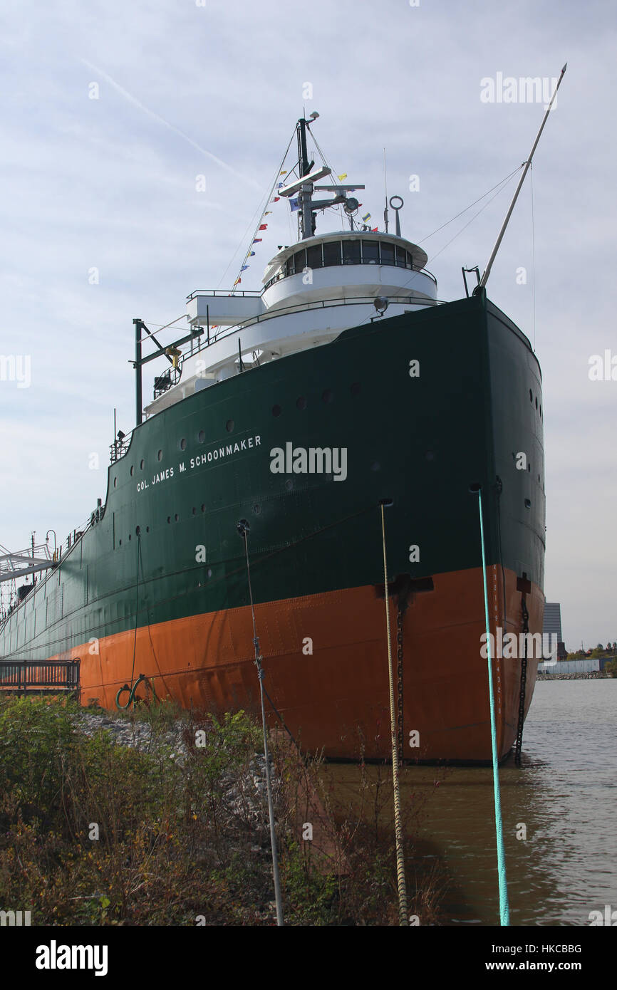 Col. James M. Schoonmaker è un lago freighter che è servita come una nave commerciale sui Grandi Laghi per gran parte del XX secolo. Precedentemente chiamato Wil Foto Stock