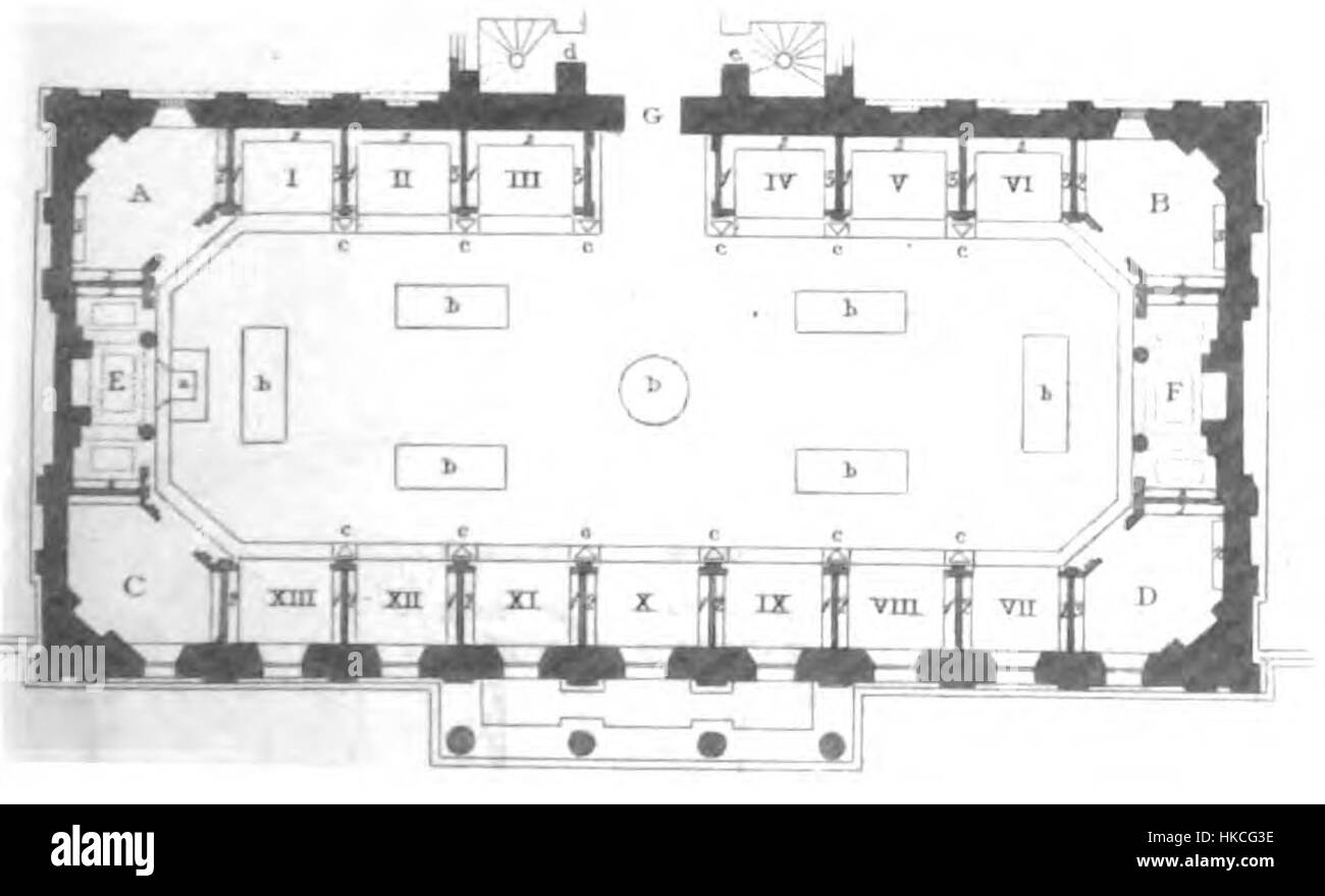 Questa opera d'arte intitolata "London Institution Library" raffigura una scena all'interno di una delle istituzioni più importanti di Londra. Il dipinto cattura l'eleganza architettonica degli interni, mostrando la biblioteca come un centro di conoscenza e significato storico all'interno della città. Foto Stock