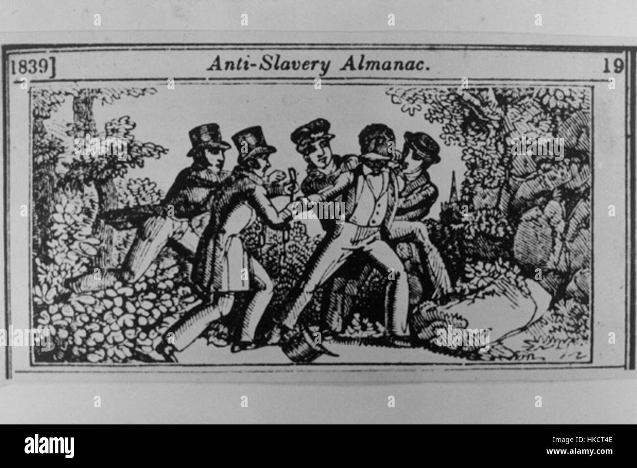 Questa opera intitolata "Slave Patrols" rappresenta visivamente il periodo storico della schiavitù in America, raffigurando le pattuglie che monitoravano le popolazioni schiavizzate. Serve come potente promemoria del capitolo oscuro della storia. Foto Stock