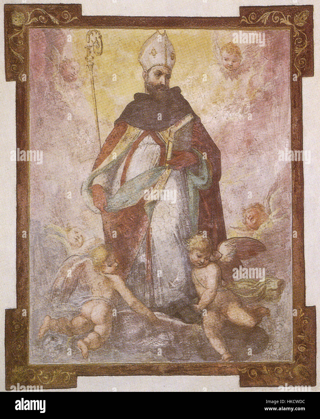 Bernardino Poccetti, sant'Agostino, santo spirito, firenze Foto Stock