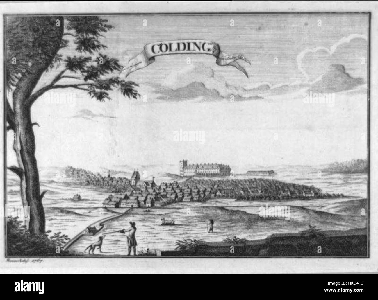 Questa opera d'arte, intitolata "Kolding mp001351", è una rappresentazione di significato storico o culturale. Il pezzo, ospitato in una collezione museale, mette in risalto le tecniche pittoriche classiche utilizzate nei periodi precedenti. Foto Stock