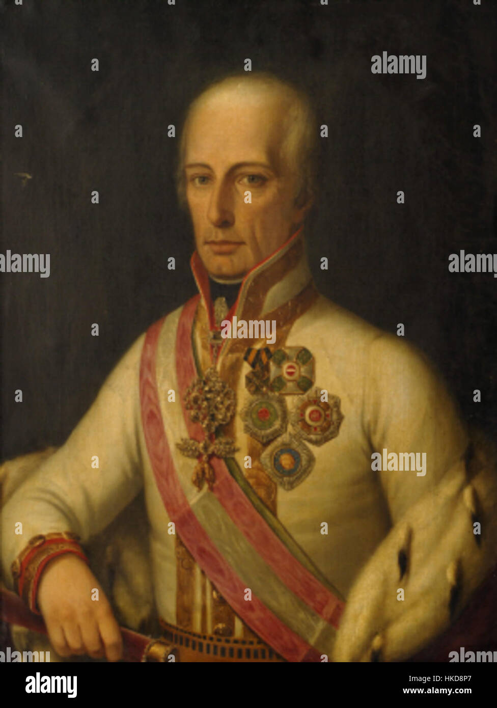 Ritratto di Kaiser Franz II Foto Stock