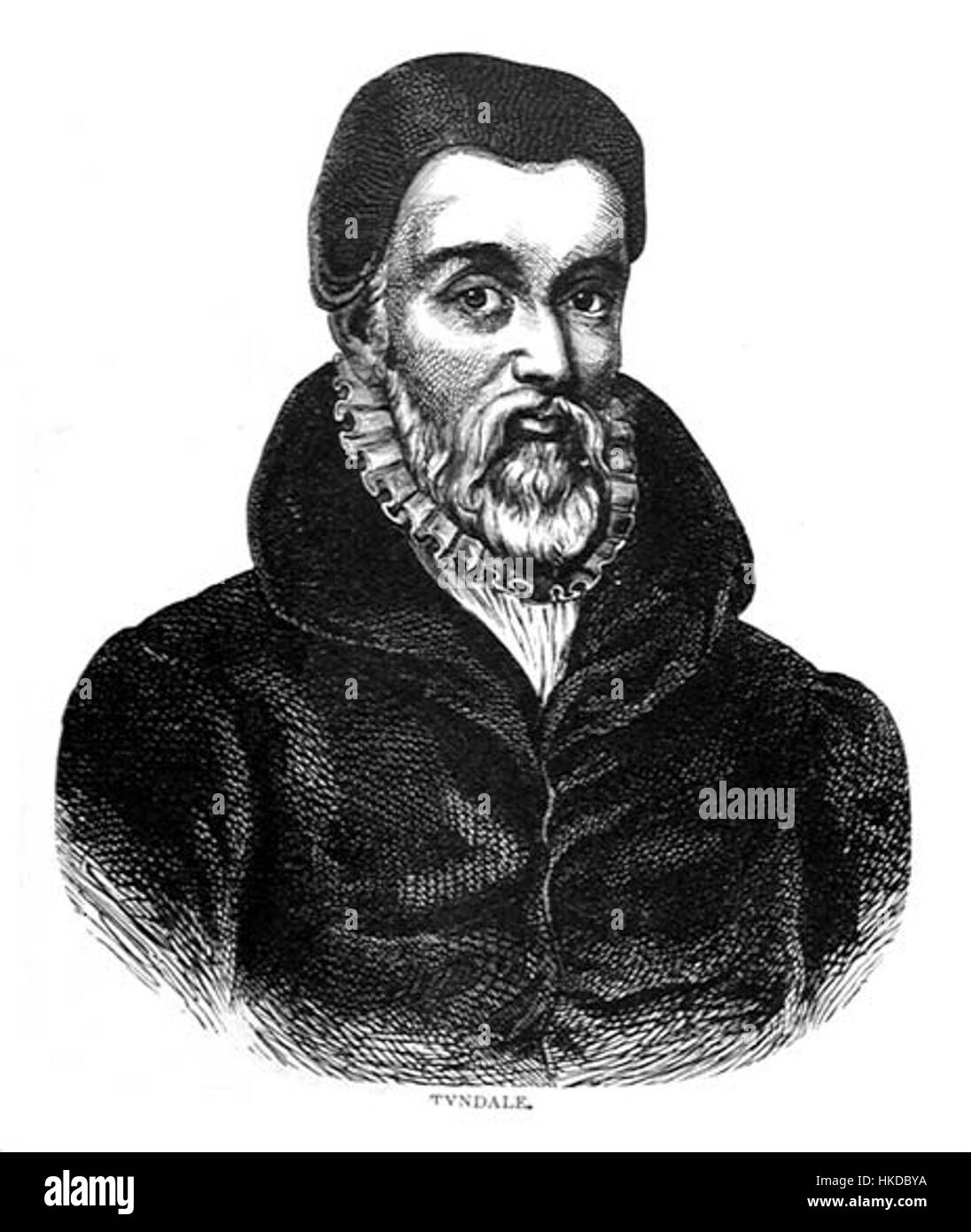 L'opera intitolata "Tyndale" si riferisce all'influenza di William Tyndale, il famoso traduttore della Bibbia in inglese. Questo pezzo evidenzia il significato storico dei suoi contributi alla letteratura e alla religione. Foto Stock