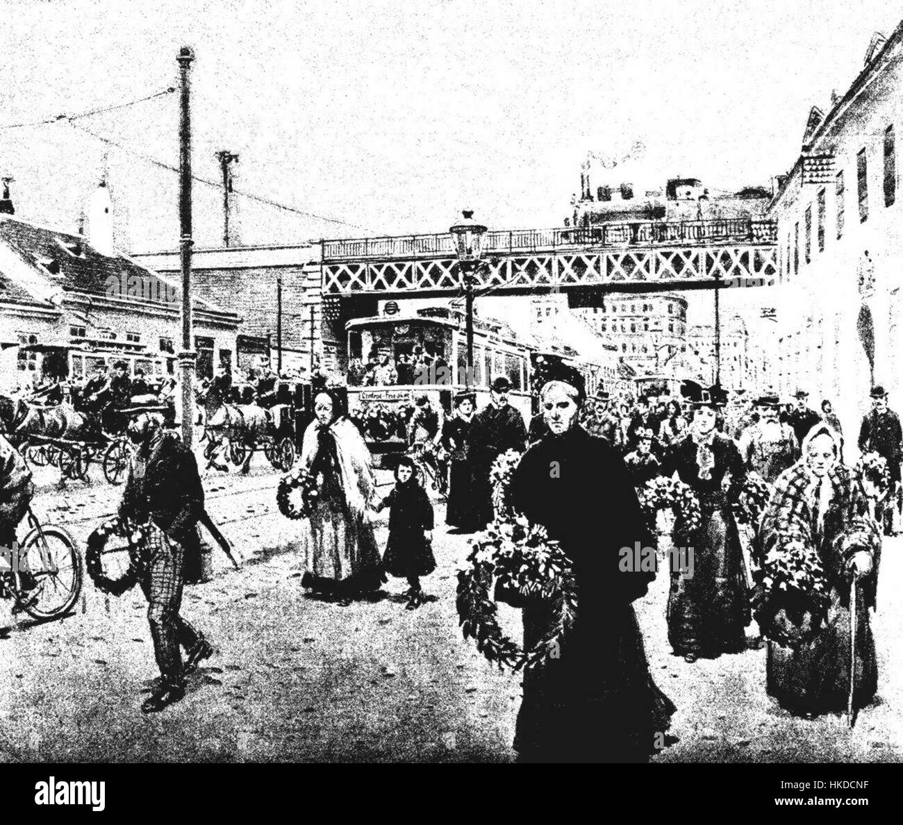 Wien Allerseelen 1903 Foto Stock