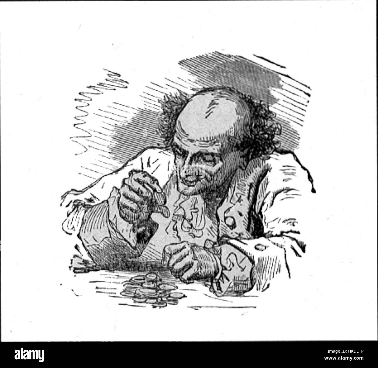 L'illustrazione le Coffre Volant di Bertall cattura una scena stravagante o satirica, probabilmente parte di una più ampia collezione di illustrazioni umoristiche. Il pezzo riflette l'uso caratteristico di Bertall della satira, del commento sociale e del lavoro dettagliato in linea. Foto Stock