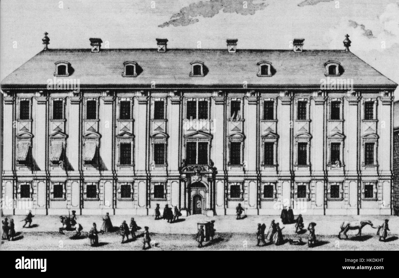 Il Palazzo Esterhazy di Vienna è un gioiello architettonico, noto per il suo design barocco e il suo significato storico. Questa opera d'arte cattura la grandezza e l'eleganza del palazzo, un simbolo dell'aristocrazia austriaca e del patrimonio culturale. Foto Stock